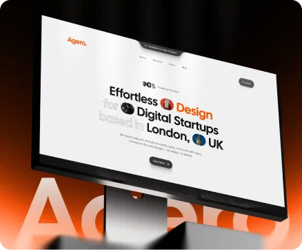 Marketing landing page